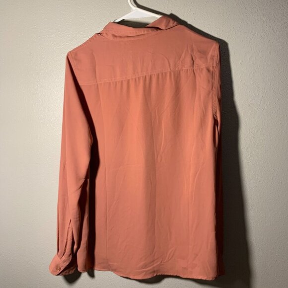 Downeast brand 100% polyester button-up shirt - Picture 5 of 5